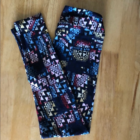 LuLaRoe OS Leggings- Aztec - Picture 1 of 2